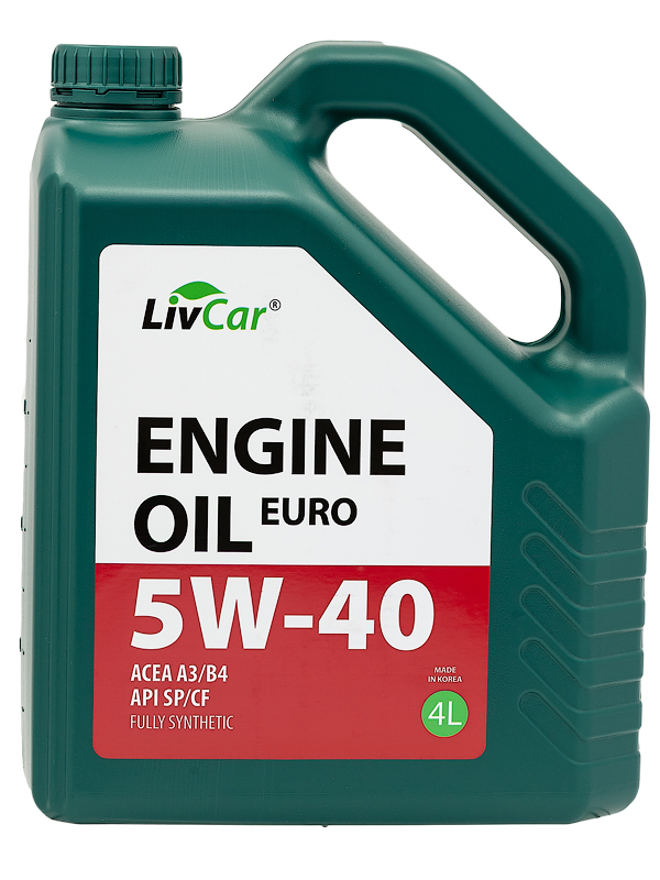 LIVCAR EURO ENGINE OIL 5W40 ACEA A3/B4 API SP/CF