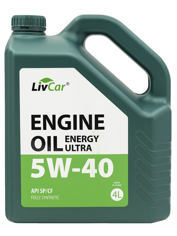 LIVCAR ENERGY ULTRA ENGINE OIL 5W40 API SP/CF