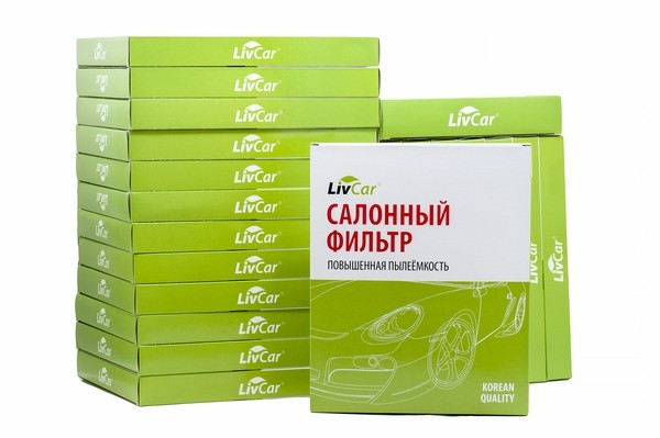 Салонный фильтр LivCar повышенной пылеёмкости